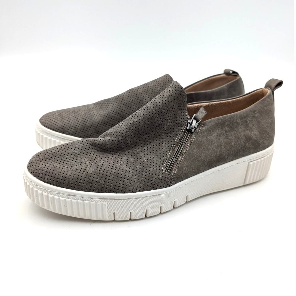 Soul Naturalizer Turner Slip-On Sneaker Shoes Women's Grey Size US9.5M EU40.5